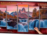 Schipper Malen nach Zahlen Meisterklasse Polyptychon - Mystisches Patagonien, Made in Germany