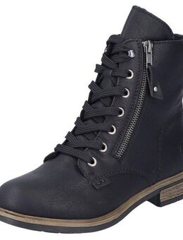 Rieker Schnürstiefelette, Schnürboots, Blockabsatz, in klassischer Form