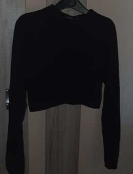 Schwarzes croped Langarm top von FB Sister Größe xs - Darmstadt