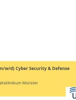 Specialist (gn*) Cyber Security & Defense - Münster