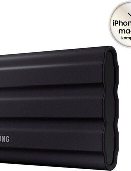 Samsung T7 Shield externe SSD (1 TB) 1050 MB/S Lesegeschwindigkeit, 1000 MB/S Schreibgeschwindigkeit