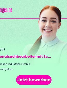 Personalsachbearbeiter (m/w/d) mit Schwerpunkt Entgeltabrechnung - Baruth (Mark)