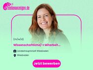 Wissenschaftliche/-r Mitarbeiter/-in für die Abteilung Stadtforschung und Umfragen (w/m/d) - Wiesbaden