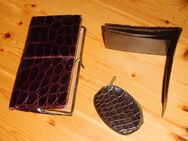 CLUTCH ABENDTASCHE, ECHT KROKODILLEDER MIT BÖRSE UND SCHEINTASCHE - Berlin Steglitz-Zehlendorf