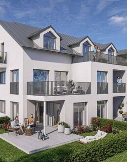 Modernes Wohnen mit Gartenflair - Stilvolle 1-Zimmer-Gartenwohnung in sonniger Lage - Unterhaching