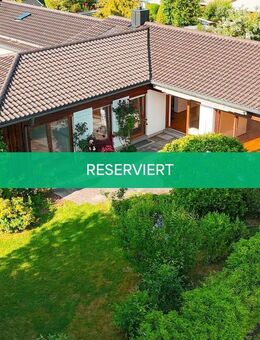 Lichtdurchfluteter Bungalow mit Gartenidylle - stilvoll modernisiert in begehrter Ortsrandlage - Pöcking