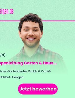 Gruppenleitung Garten & Haus (m/w/d) - Waldshut-Tiengen