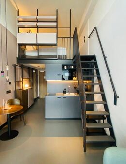 All Inclusive, Urban High Level Design Apartment mit Terrasse oder Balkon - München