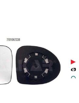SPIEGELGLAS RECHTS KONVEX RENAULT TWINGO 2 THALIA 2 II 7701067338 - Dortmund Wickede