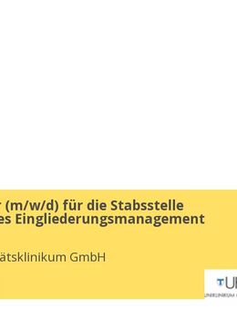Mitarbeiter (m/w/d) für die Stabsstelle Betriebliches Eingliederungsmanagement - Marburg