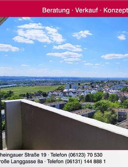 Schöne Eigentumswohnung mit Balkon und tollem Blick in guter Lage von Hochheim - Hochheim (Main)