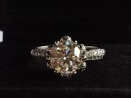 Damen Ring 750er - Weißgold / 18 Karat mit 2 Karat Brillant - Lindau (Bodensee)