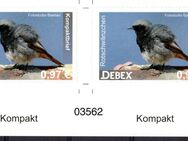 DEBEX: "Vögel: Rotschwänzchen", Wert zu 0,97 EUR, Bogennummer, pf - Brandenburg (Havel)