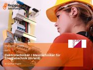 Elektrotechniker / Messtechniker für Energietechnik (m/w/d) - Gomaringen