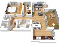 Moderne und lichtdurchflutete 3-Zimmer-Wohnung im Europaviertel ab August zu vermieten - Frankfurt (Main)