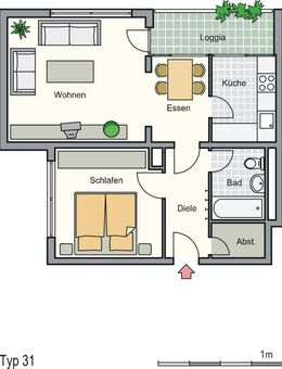2-Zimmer-Wohnung in Essen Freisenbruch - Essen
