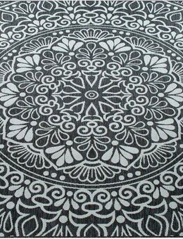 Paco Home Teppich Coco 205, rechteckig, Höhe: 4 mm, Flachgewebe, Paisley Muster, In- und Outdoor geeignet