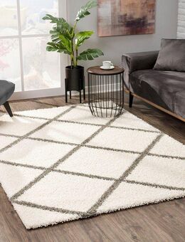 Sanat Hochflor-Teppich Madrid, rechteckig, Höhe: 30 mm, Wohnzimmer, Langflor, Shaggy Teppich