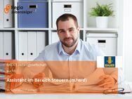 Assistent im Bereich Steuern (m/w/d) - Schrobenhausen