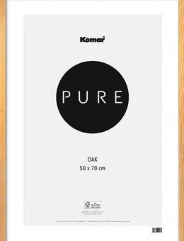 Komar Bilderrahmen Pure, Echtholzrahmen mit hochtransparentem Acrylglas