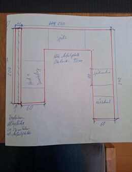 Sehr schöne Single Küche in U-Form - Frittlingen