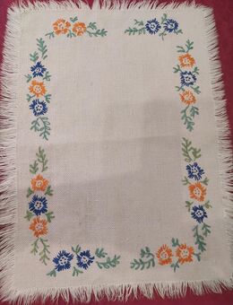Tischdecke Decke 35 x 25 Blumen Zierdecke - Greifswald