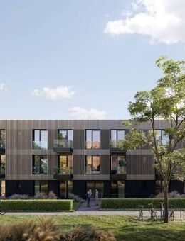 Nachhaltiger Wohnkomfort: Schöne 1-Zimmer-Dachgeschosswohnung in moderner Holz-Hybrid-Bauweise - Gilching