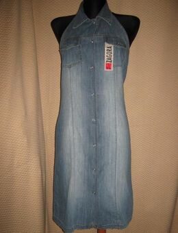 NEU mit ETIKETT * Sexy * Neckholder * Rückenfrei * Jeans- Kleid "ZAGORA" Gr. 36/ S * blau * - Riedlingen