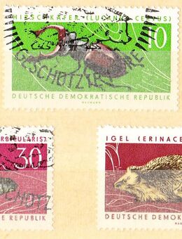 DDR Briefmarken geschützte Tiere (425) - Hamburg