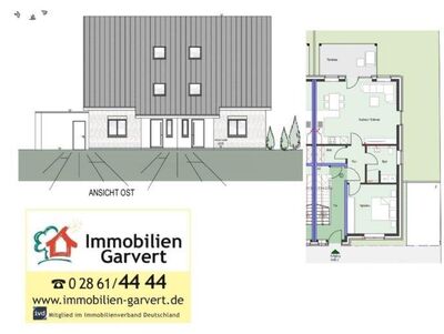 Neubau attraktiver Eigentumswohnungen in einem Doppelhaus in Gescher!