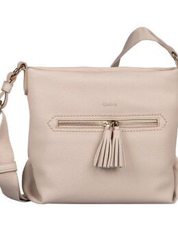 Gabor Umhängetasche Anthina, aus weich genarbtem Lederimitat mit dekorativem Quastendetail