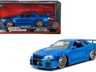 JADA Spielzeug-Auto Fast & Furious 2002 Nissan Skyline 1:24