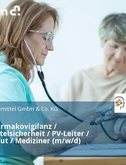 Leiter Pharmakovigilanz / Arzneimittelsicherheit / PV-Leiter / Pharmazeut / Mediziner (m/w/d) - Auen