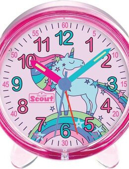 Scout Kinderwecker Favorit Quarzwecker, Lernwecker,Geschenkidee,Kinderzimmer, Schulanfang,Einhorn