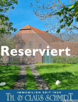 ***Reserviert*** Herrschaftlicher Gutshof mit 3 Hektar Weidefläche und guter Anbindung an den Wesertunnel - Nordenham