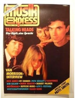 MUSIKEXPRESS Musik Heft 05/1982 Talking Heads - Bremen