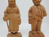 Holzfiguren, geschnitzt  "Mann und Frau" - Essen