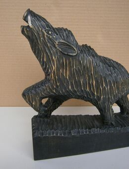 Holzskulptur Wildschwein Kunsthandwerk vom Bildhauer Jagd Natur Deko Sammeln - Buchholz (Nordheide)