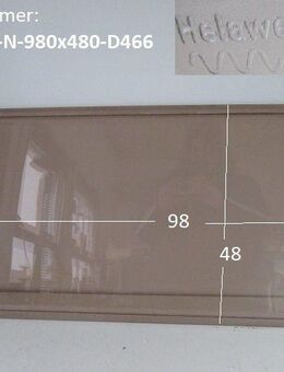 Wohnwagenfenster HelawerkSB D466 ca 98 x 48, Fendt / Tabbert, braun, neue Ware mit Lagerspuren - Schotten Zentrum