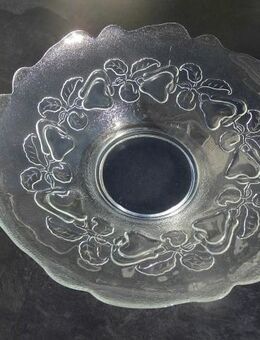Glas Obstschale 28 cm Schale Schüssel Glasschale mit Obst-Relief 3,- - Flensburg