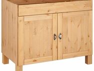Home affaire Spülenschrank Oslo 100 cm breit, inklusive Einbauspüle aus Edelstahl, aus Kiefer