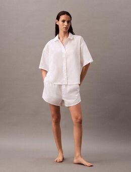 Calvin Klein Underwear Schlafshorts LOGO WB POPLIN SHORT mit Logo