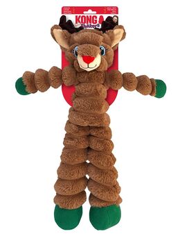 KONG Holiday Shakers Crumples Reindeer - ca. L 51 x B 22 x H 8 cm