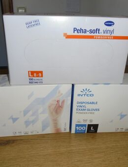 300 Stück Hartmann - Intco Vinyl Handschuhe Gr. L 8-9 - Plattling