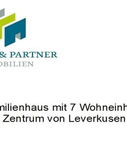Kapitalanlage im Zentrum von Leverkusen - Leverkusen