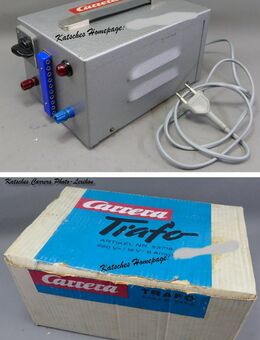 Trafo 53715 8 Ampere Drehschalter für Carrera 124 / Universal Netzteil Sammlerstück mit OVP - Nürnberg