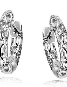 goldmaid Paar Creolen 925 Sterling Silber Glänzend 16mm
