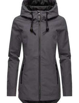 Ragwear Outdoorjacke Zuzka stylische Übergangsjacke mit großer Kapuze