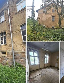 Charmante, unsanierte Altbau-Perle mit viel Potential in Markkleeberg! Kulturdenkmal, 6 WE, Keller, Nebengebäude - Markkleeberg