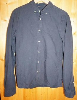 NEU * Sportiv * elegant * Freizeit * Business * Langarm * Jeans- Hemd "TOM TAILOR * Denim" Gr. 38- 39/ S * 44- 46 * schwarz * Gothic * - Riedlingen